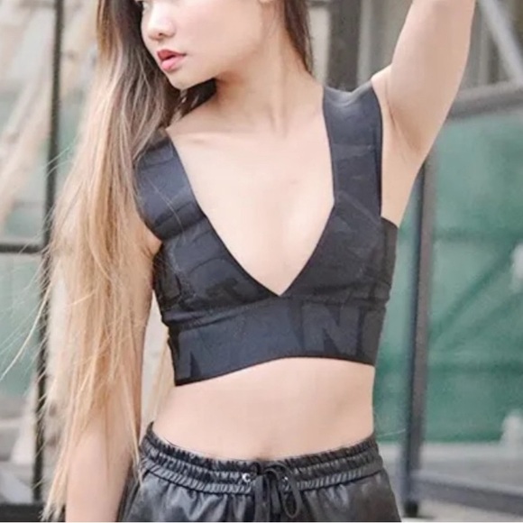 Alexander Wang X H&M XS Crop Top Legging Wang Set with Bandage Bra - Picture 9 of 11